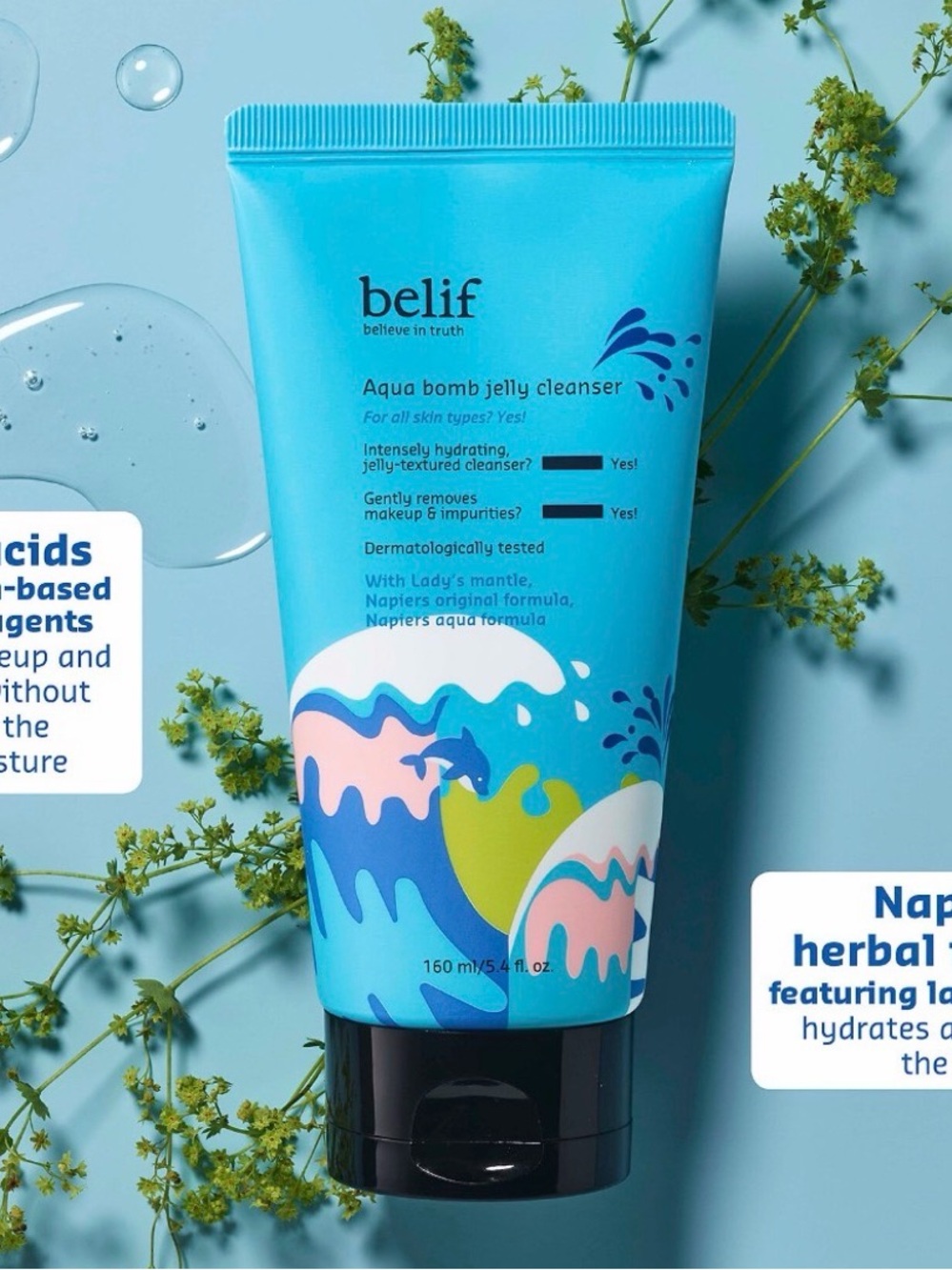belif Aqua Bomb Jelly Cleanser